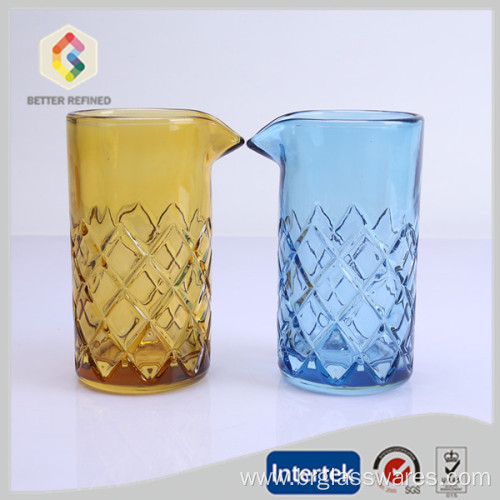 wholesale handmade 500ml cocktail mixing glass